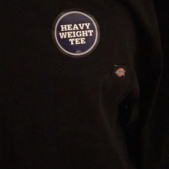 Dickies Black Mens Heavy Weight Tee SZ XL - Picture 3 of 6